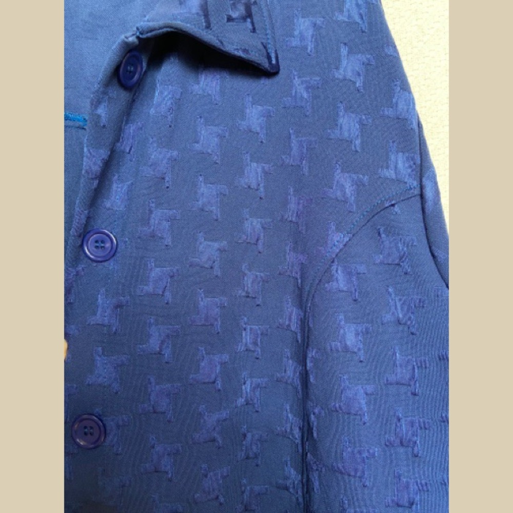 Houndstooth Sweater-Jacket - Picture 2 of 3